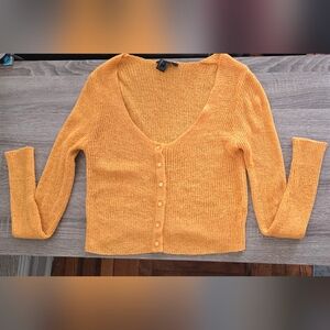 Forever 21 Mustard Cardigan S